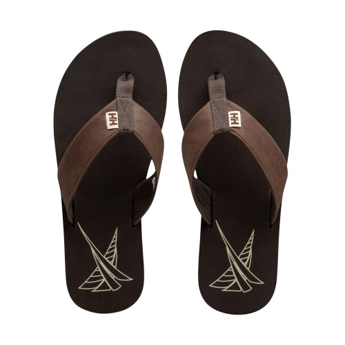 Helly Hansen Seasand Leather Sandal 2 Férfi Papucs 713-Espresso