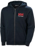 Helly Hansen Hh Logo Full Zip Hoodie 2.0 Férfi Pulóver 597-Navy