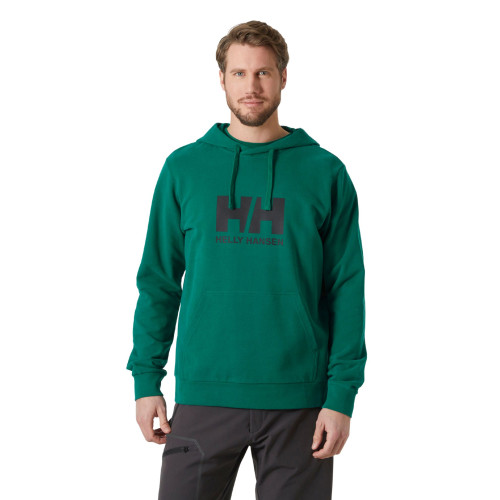 Helly Hansen Hh Logo Hoodie 2.0 Férfi Pulóver 439-Emerald