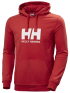 Helly Hansen Hh Logo Hoodie Férfi Pulóver 163-Red