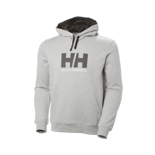 Helly Hansen HH Logo Hoodie Férfi Pulóver 949-grey melange