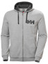 Helly Hansen HH Logo Full Zip Hoodie Férfi Pulóver 949-grey melange