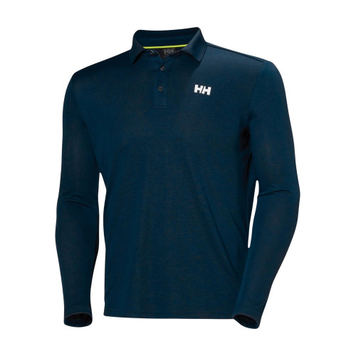 Helly Hansen Skagerrak Quickdry Rugger Férfi Hosszú ujjú póló 594-Navy