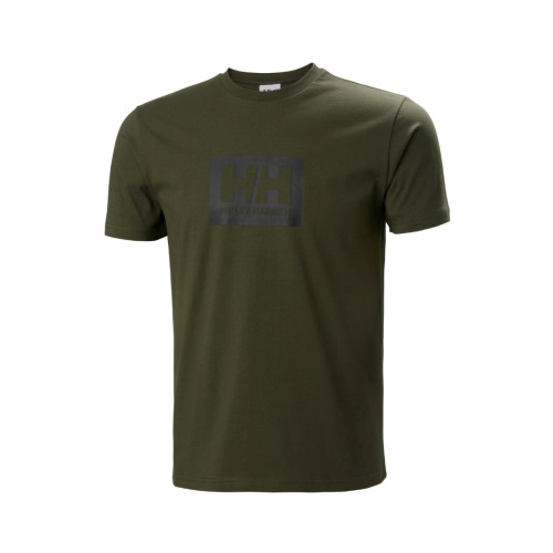 Helly Hansen HH Box T-Shirt Férfi Póló 431-Utility Green