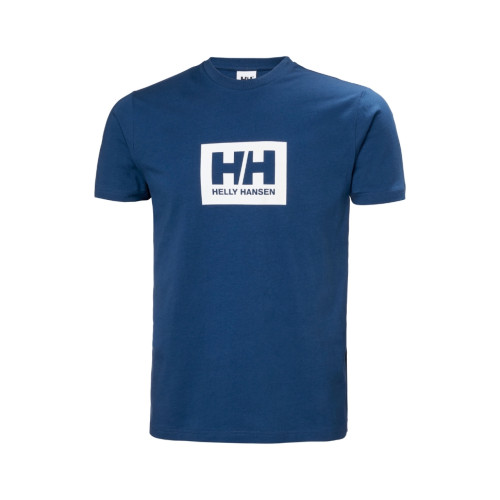 Helly Hansen HH Box T-Shirt Férfi Póló 606-Deep Fjord