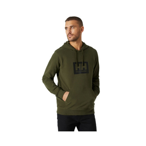 Helly Hansen HH Box Hoodie Férfi Pulóver 431-Utility Green