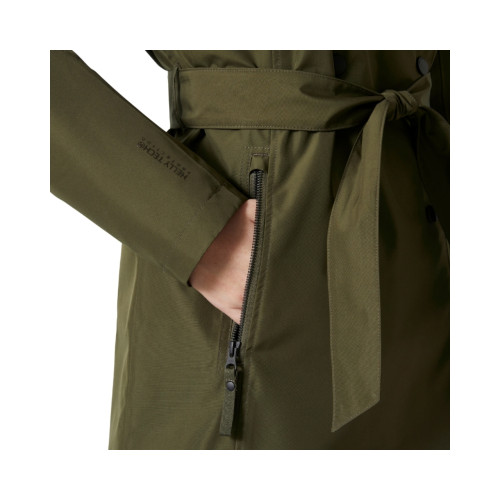 Helly Hansen W Welsey II Trench Insulated Női Utcai Kabát 431-Utility Green