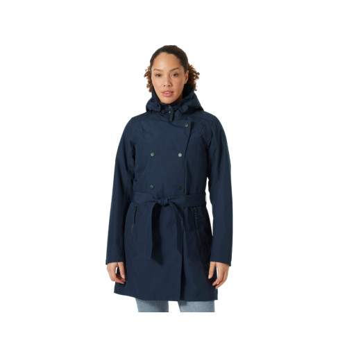 Helly Hansen W Welsey II Trench Insulated Női Utcai Kabát 598-Navy