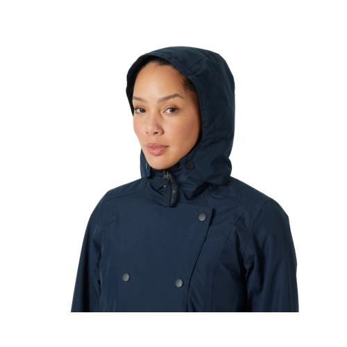 Helly Hansen W Welsey II Trench Insulated Női Utcai Kabát 598-Navy