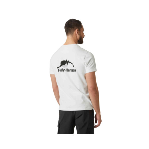 Helly Hansen Yu Patch T-Shirt Férfi Póló 001-White