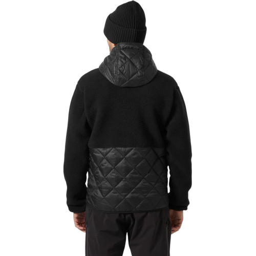 Helly Hansen Stowe Hooded Hybrid Jacket Férfi Polár, Softshell, Középréteg 990-Black