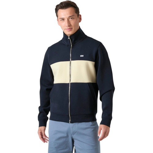 Helly Hansen Koster Sweat Jacket Férfi Pulóver 598-Navy