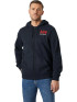 Helly Hansen Hh Logo Fz Hoodie Férfi Pulóver 597-Navy