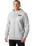 Helly Hansen Hh Logo Fz Hoodie Férfi Pulóver 949-Grey Melange