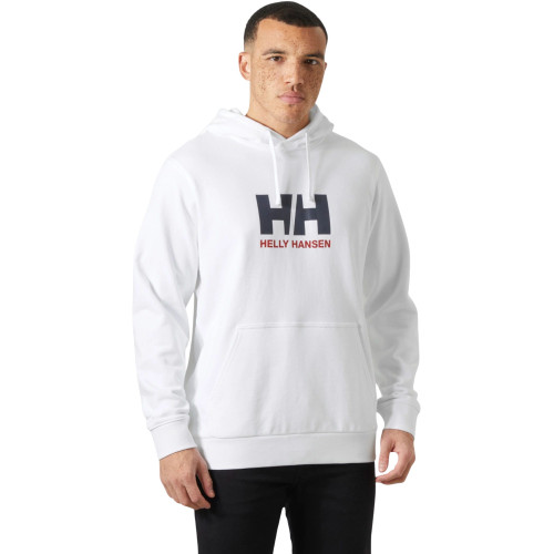 Helly Hansen Hh Logo Hoodie 3.0 Férfi Pulóver 001-White