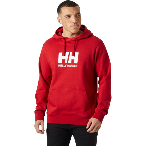 Helly Hansen Hh Logo Hoodie 3.0 Férfi Pulóver 162-Red