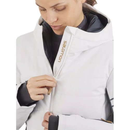 Salomon Edge Jacket W Salomon Edge Jacket W Női Síkabát 100-White-Ebony-Cumin