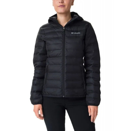 Columbia Lake 22 Down Hooded Jacket Női Utcai Kabát 010-Black