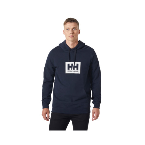 Helly Hansen HH Box Hoodie Férfi Pulóver 598-Navy