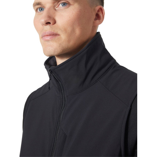Helly Hansen Paramount Softshell Vest Férfi Mellény 990-Black