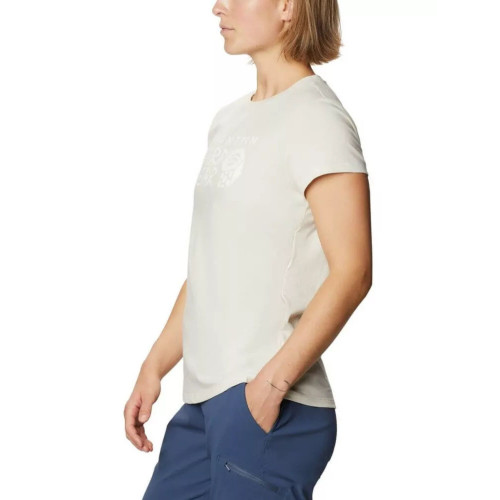 Mountain Hardwear MHW Logo Short Sleeve Tee Női Póló homok