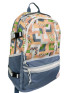 Converse Straight Edge Backpack Print Táska Hátizsák Kék