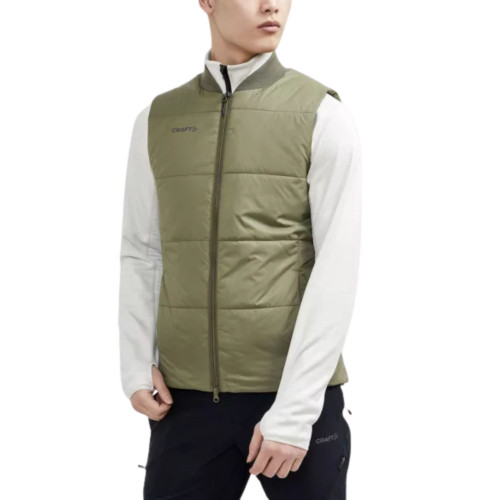 Craft CORE LIGHT PADDED VEST M Férfi Mellény Khaki