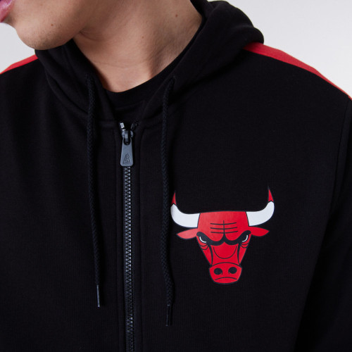 New Era PULOVER NBA FZ PANEL DETAIL HOODY CHIBUL BLK Férfi Pulóver Fekete