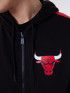 New Era PULOVER NBA FZ PANEL DETAIL HOODY CHIBUL BLK Férfi Pulóver Fekete
