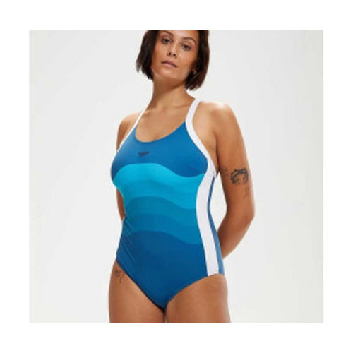 Speedo SPDSCU ENTWINE PT 1PC AF BLUE/WHITE (UK) Speedo SPDSCU ENTWINE PT 1PC AF BLUE/WHITE (UK) Női Úszódressz Kék