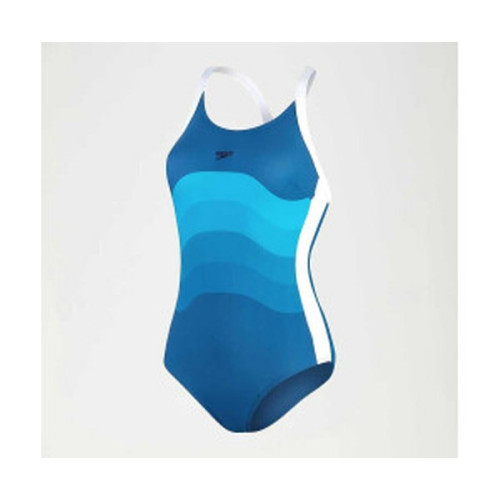 Speedo SPDSCU ENTWINE PT 1PC AF BLUE/WHITE (UK) Speedo SPDSCU ENTWINE PT 1PC AF BLUE/WHITE (UK) Női Úszódressz Kék