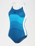 Speedo SPDSCU ENTWINE PT 1PC AF BLUE/WHITE (UK) Speedo SPDSCU ENTWINE PT 1PC AF BLUE/WHITE (UK) Női Úszódressz Kék