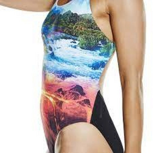 Speedo PLMT PBCK 2 AF BLACK/GREEN(UK) Speedo PLMT PBCK 2 AF BLACK/GREEN(UK) Női Úszódressz Színes