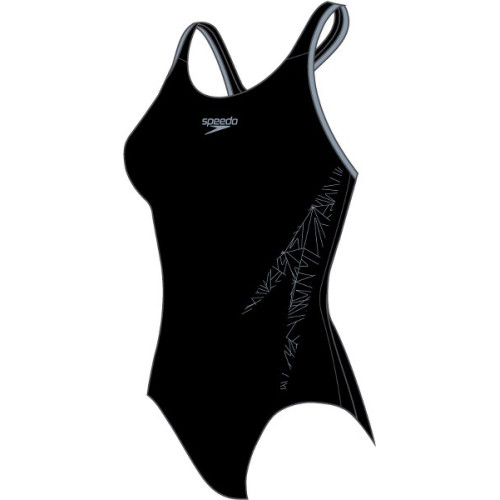 Speedo HYPERBOOM PLMT RCBK AF Speedo HYPERBOOM PLMT RCBK AF Női Úszódressz Fekete