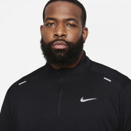 Nike N Therma-FIT Repel EleMt M 1/4-Zip Running Top Férfi Hosszú ujjú póló Fekete