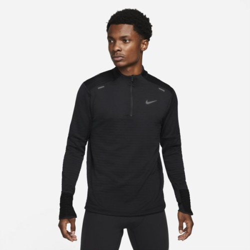 Nike N Therma-FIT Repel EleMt M 1/4-Zip Running Top Férfi Hosszú ujjú póló Fekete
