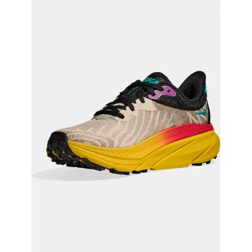 Hoka Challanger 7 Női Futócipő, terepfutó cipő OLZ-Oatmeal/Zest