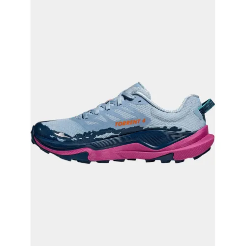 Hoka Torrent 4 Női Futócipő, terepfutó cipő DFC-Drizzle-Fuchsia