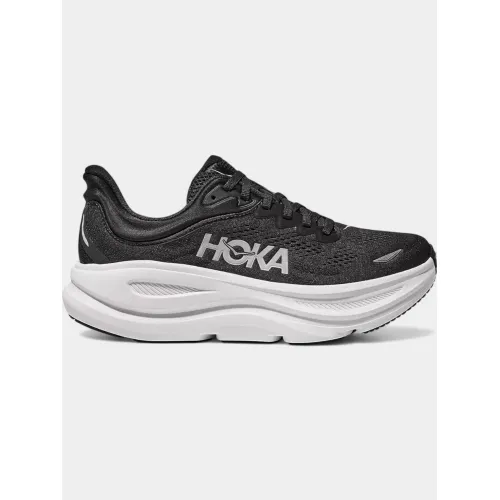 Hoka Bondi 9 Wide Női Futócipő, terepfutó cipő BWHT-Black-White