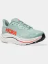 Hoka Clifton 10 Cipő Aszfalt futócipő SGNN-Sage-Neon Flame