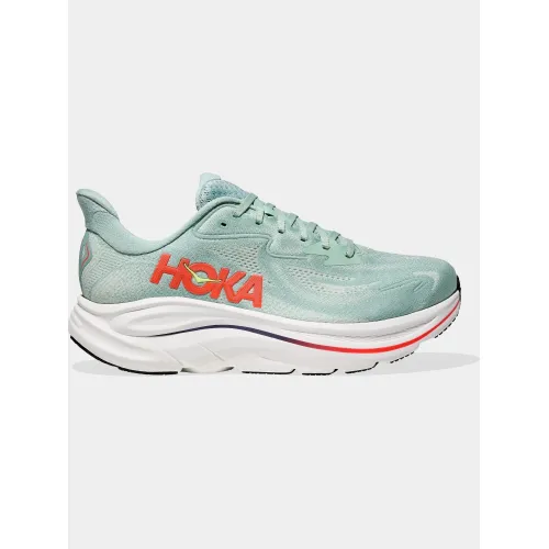 Hoka Clifton 10 Cipő Aszfalt futócipő SGNN-Sage-Neon Flame