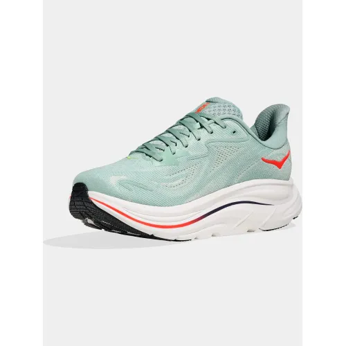 Hoka Clifton 10 Cipő Aszfalt futócipő SGNN-Sage-Neon Flame