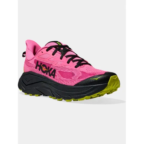 Hoka Challenger 8 Női Futócipő, terepfutó cipő NNR-Neon Rose-Black