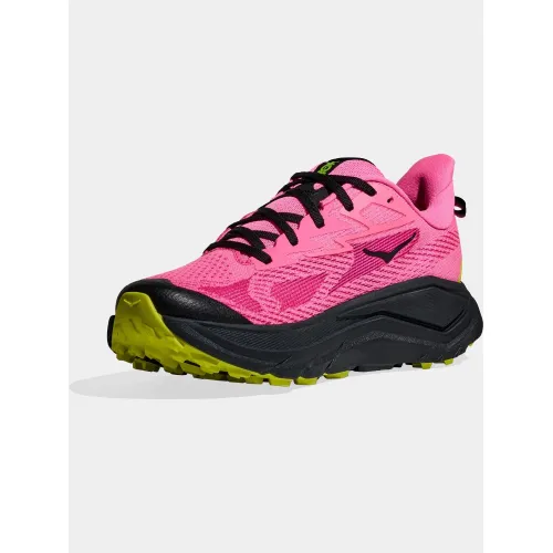 Hoka Challenger 8 Női Futócipő, terepfutó cipő NNR-Neon Rose-Black