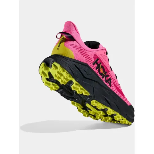 Hoka Challenger 8 Női Futócipő, terepfutó cipő NNR-Neon Rose-Black