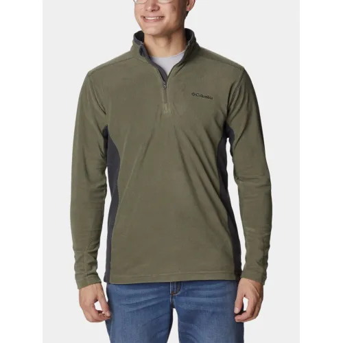Columbia Klamath Range II Half Zip Columbia Klamath Range II Half Zip Férfi Polár, Softshell, Középréteg 397-Stone Green
