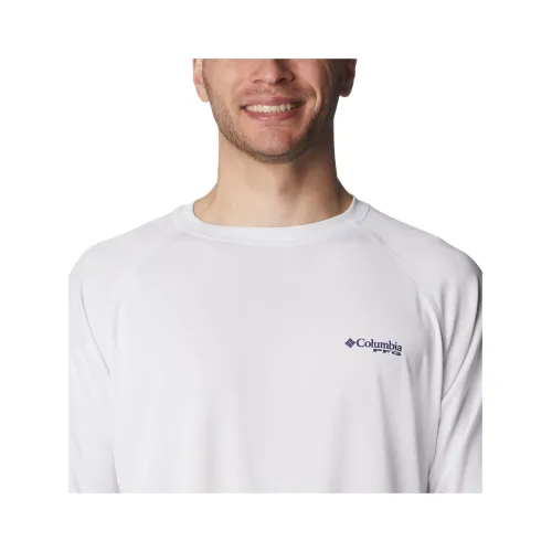 Columbia Terminal Tackle LS Shirt Columbia Terminal Tackle LS Shirt Férfi Hosszú ujjú póló 114-White