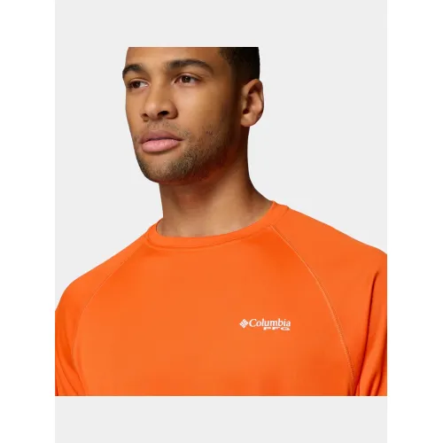 Columbia Terminal Tackle Long Sleeve Shirt Férfi Hosszú ujjú póló 833-Spark Orange