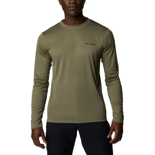 Columbia Zero Rules Long Sleeve Shirt Férfi Hosszú ujjú póló 397-Stone Green