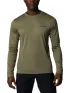 Columbia Zero Rules Long Sleeve Shirt Férfi Hosszú ujjú póló 397-Stone Green